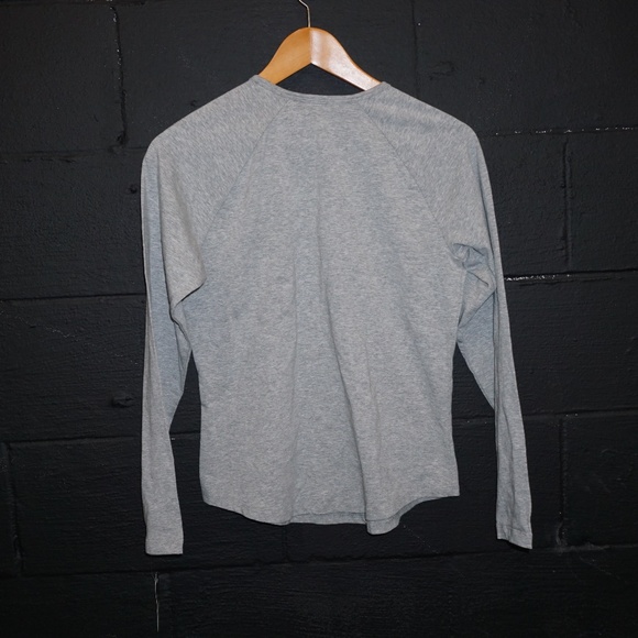 NWT Lauren RALPH LAUREN Heather gray cotton top - Picture 3 of 4